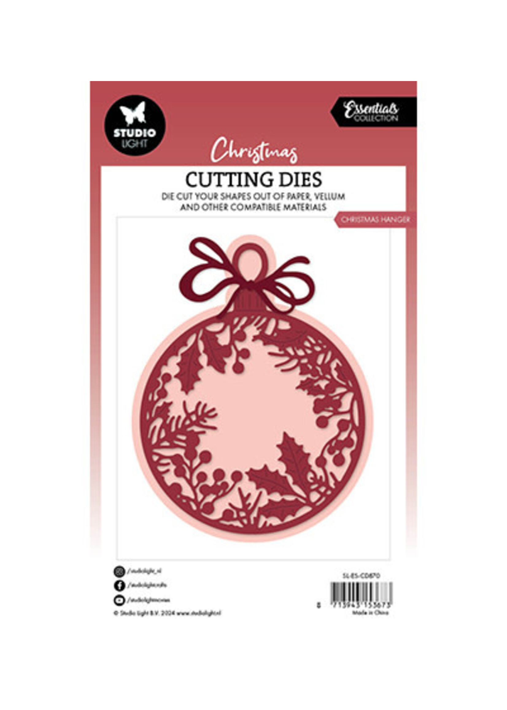 SL-ES-CD870 - Christmas hanger Essentials nr.870