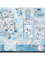 ELEGANTIE VAN BLAUW PAPIER PAD 12 "X 12" 12 / VERPAKKING