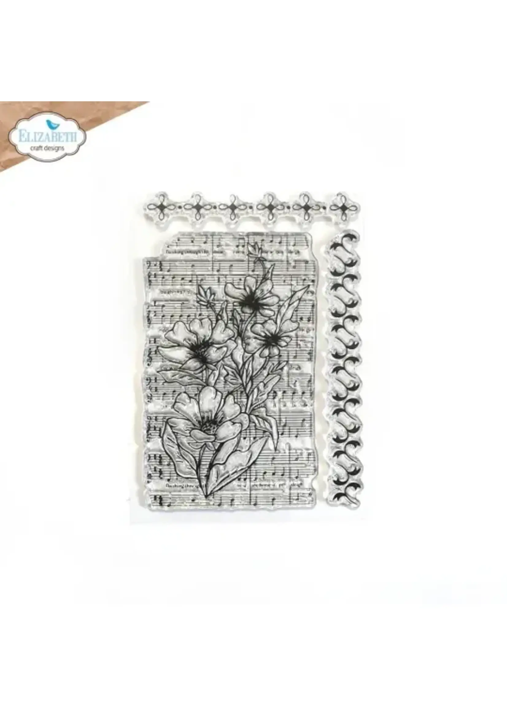 CS370 - Winter Flowers Clearstamp