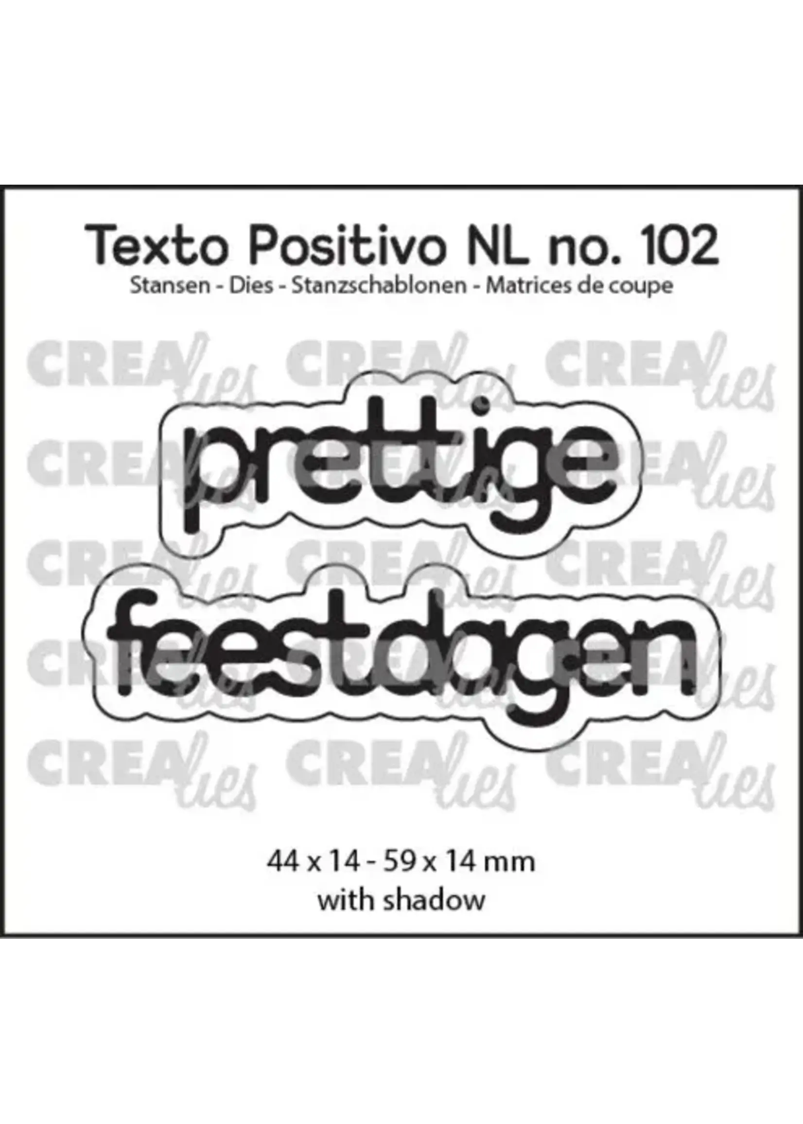 Texto Positivo Stansen Dutch Prettige Feestdagen (POSNL102)