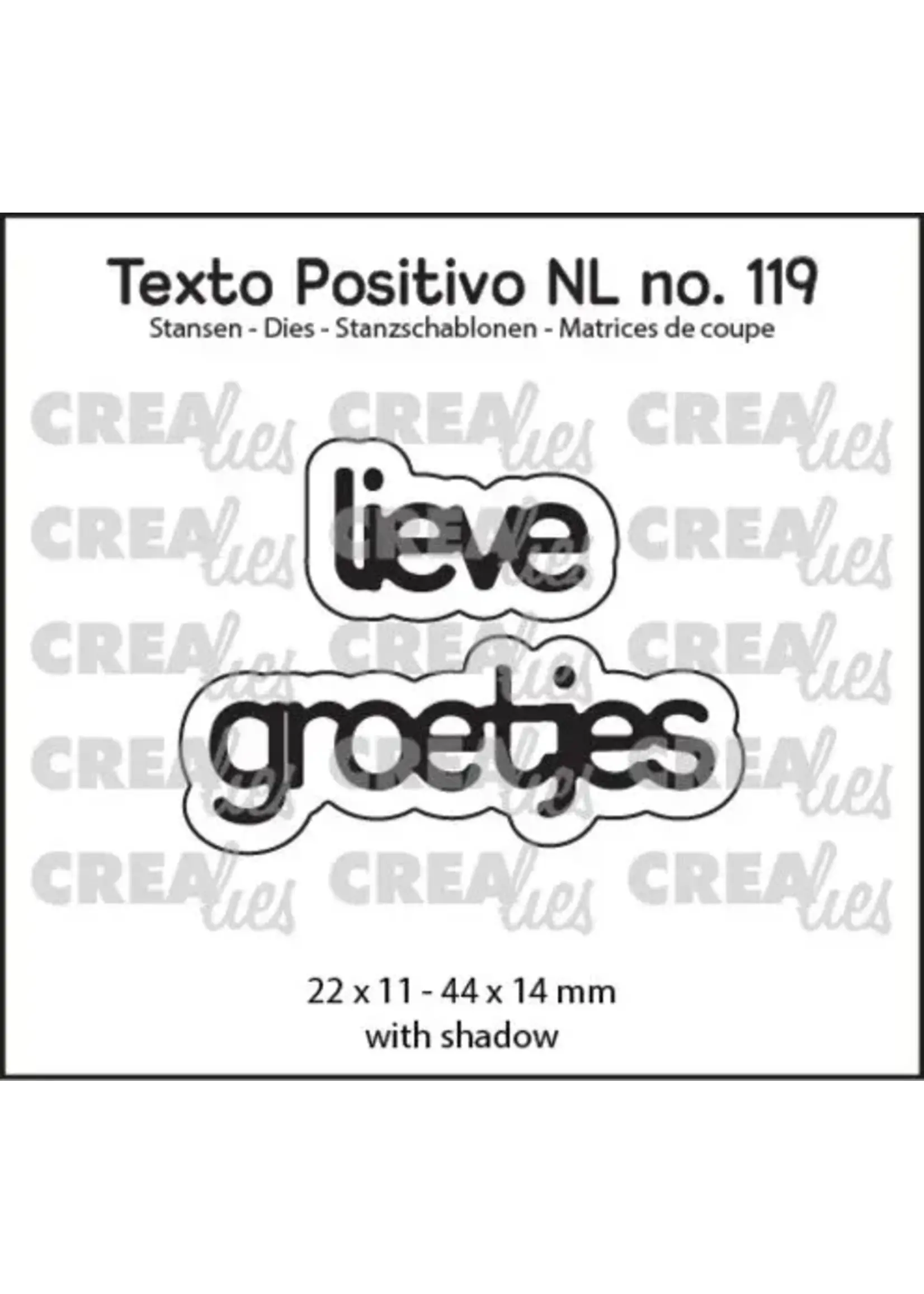 Texto Positivo Stansen Dutch Lieve Groetjes (POSNL119)