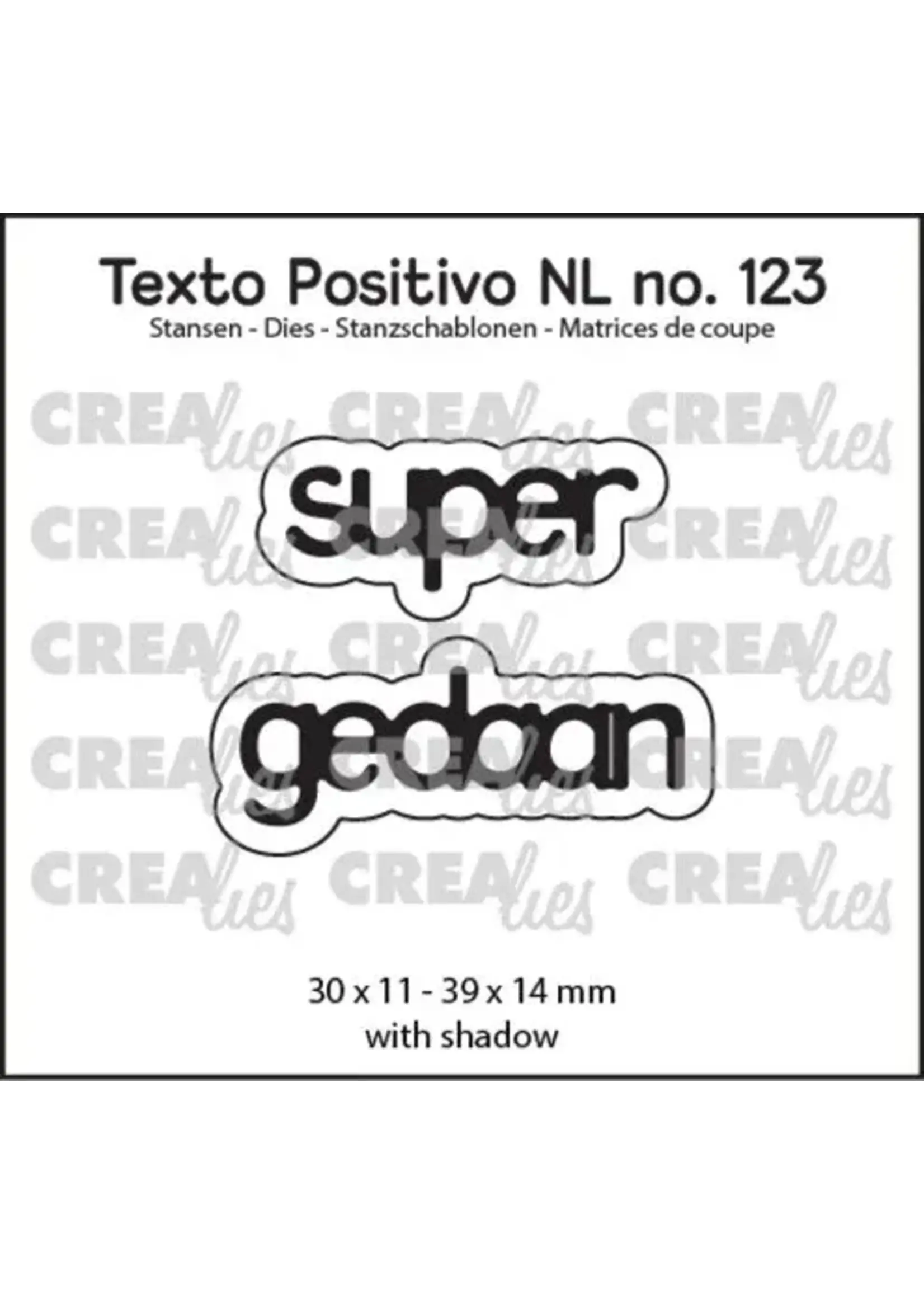 Texto Positivo Stansen Dutch Super Gedaan (POSNL123)