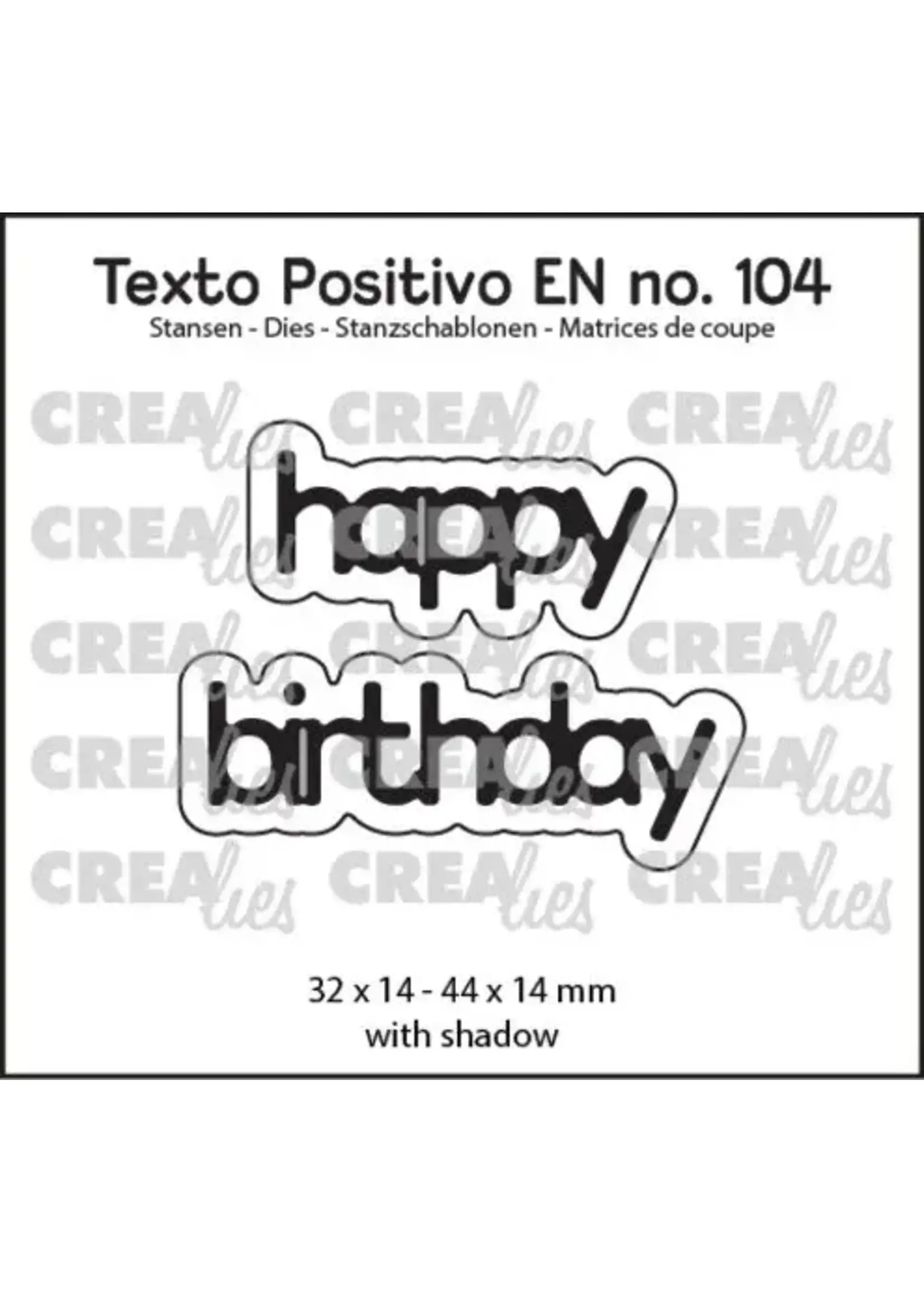 Texto Positivo Stansen English Happy Birthday (POSEN104)