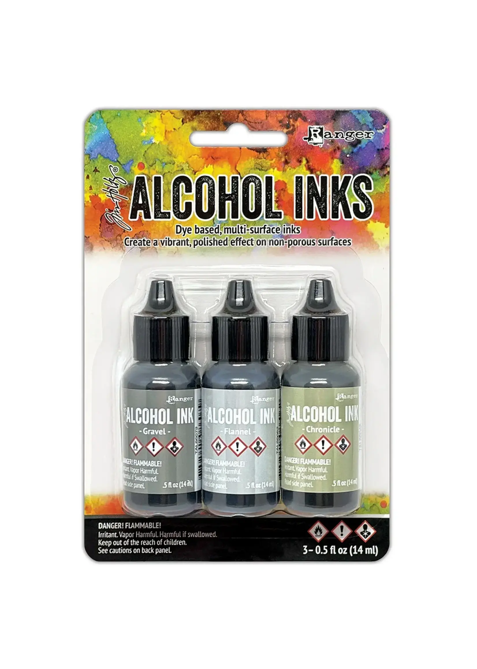 Ranger • Tim Holtz Alcohol Ink Kit Crossroads 3pcs Ranger InkTAK86116