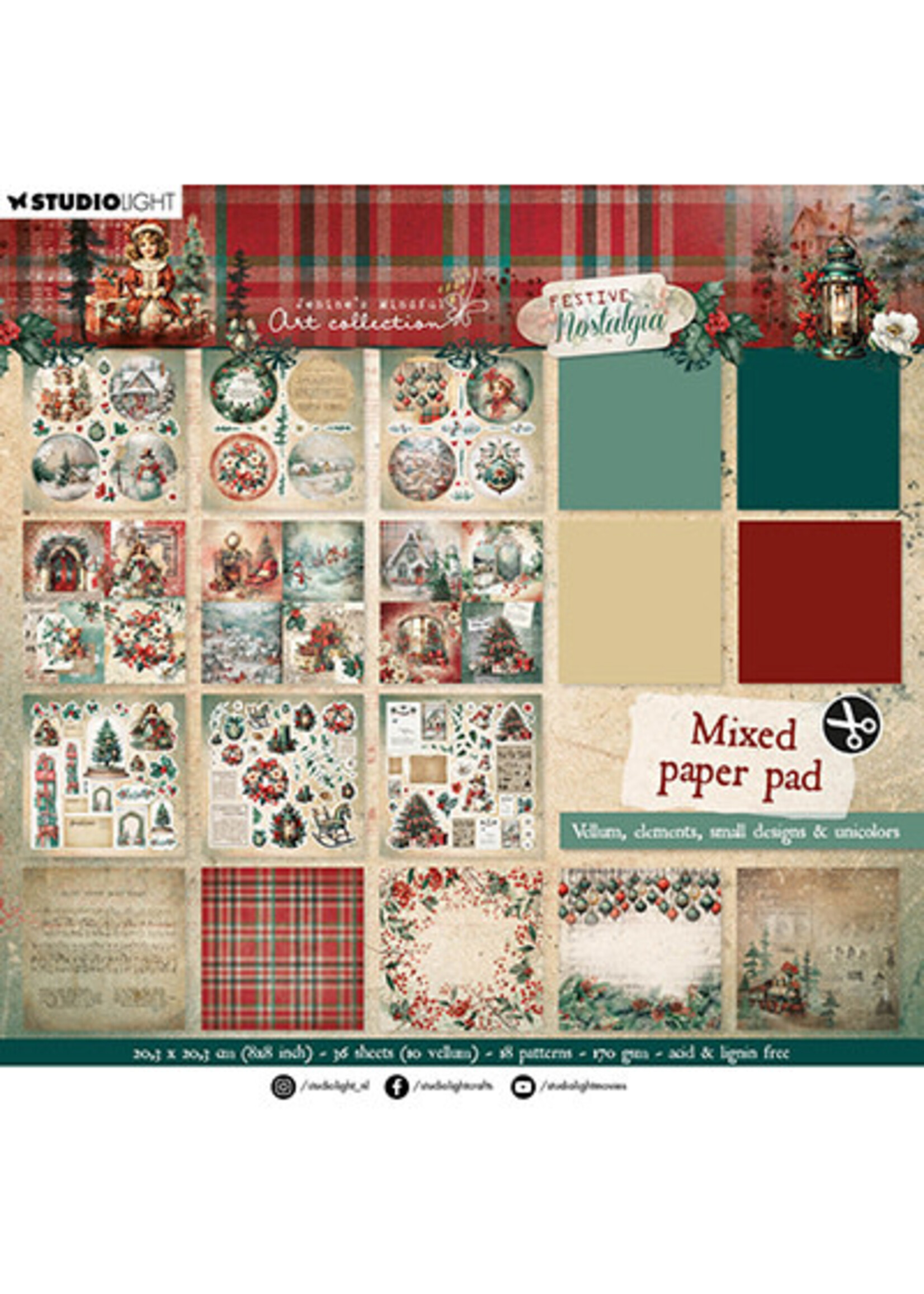 JMA-FN-MPP254 - Unicolor & elements Festive Nostalgia nr.254