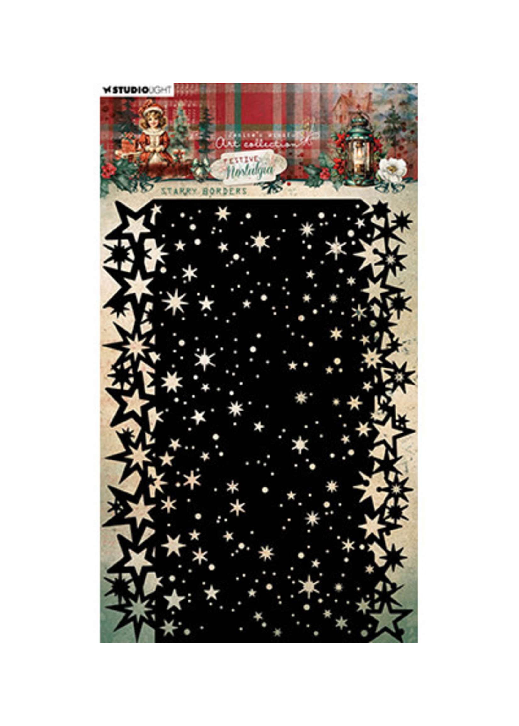 JMA-FN-MASK302 - Starry borders Festive Nostalgia nr.302