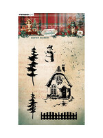 JMA-FN-STAMP751 - Winter scenery Festive Nostalgia nr.751