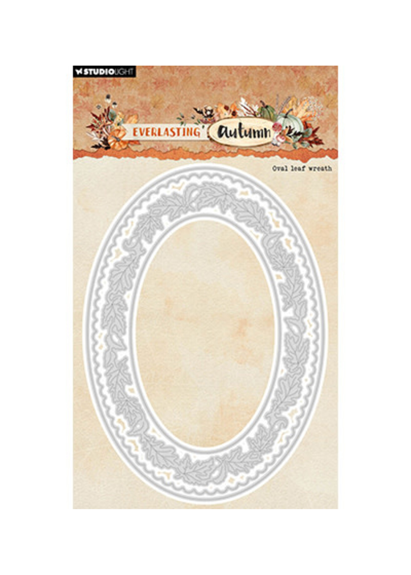 SL-EA-CD880 - Oval leaf wreath Everlasting Autumn nr.880