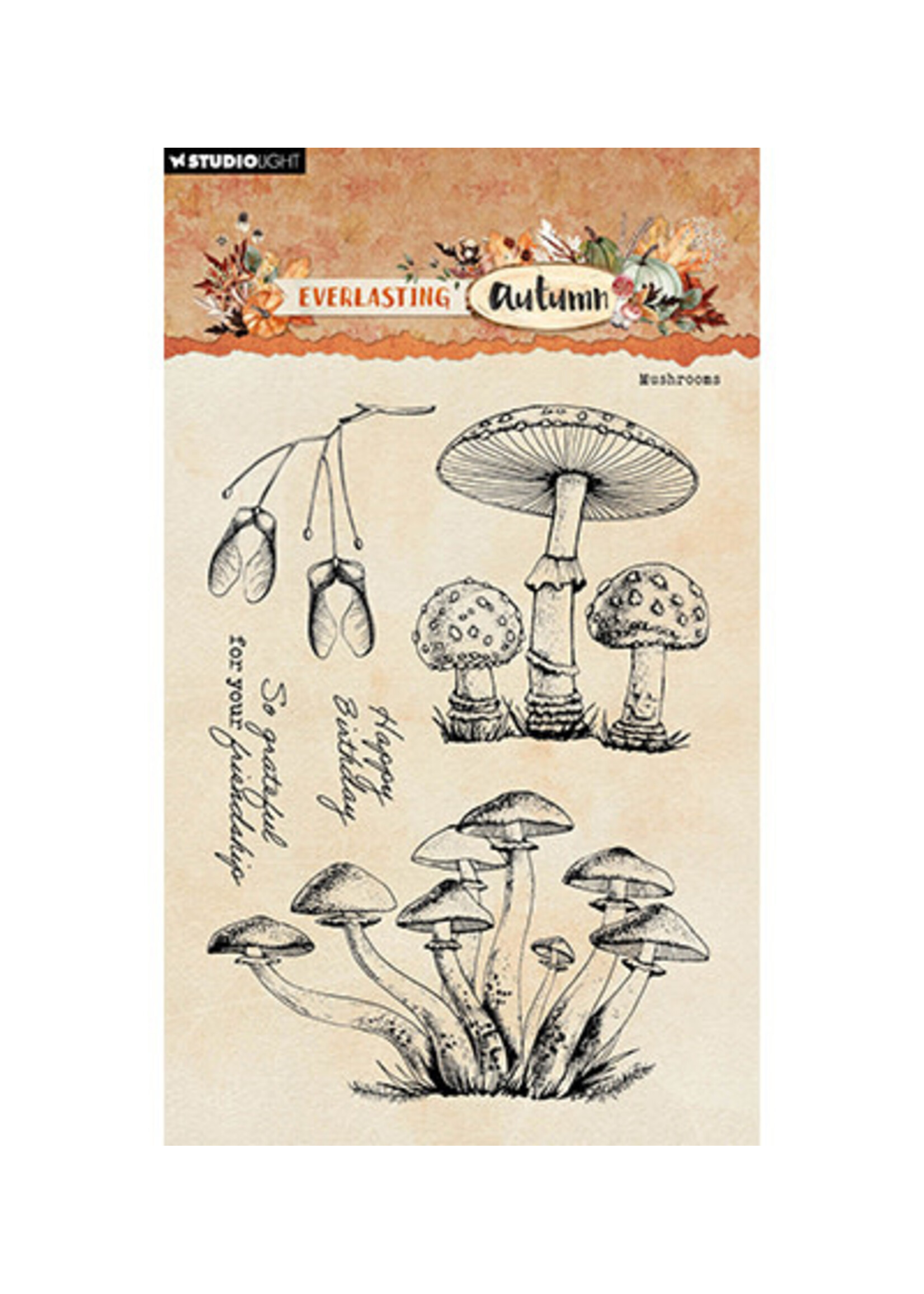 SL-EA-STAMP717 - Mushrooms Everlasting Autumn nr.717