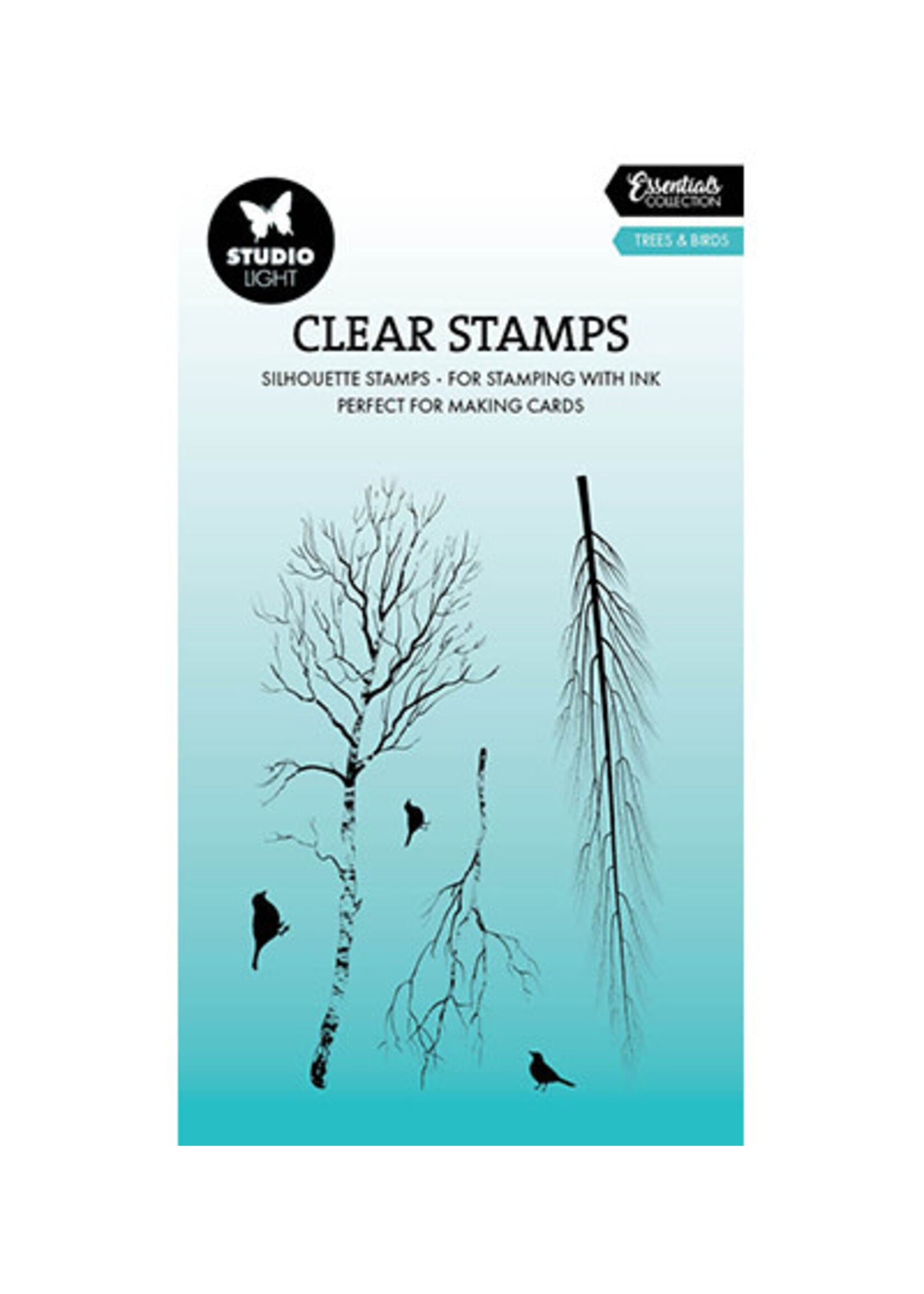 SL-ES-STAMP703 - Trees & Birds Essentials nr.703