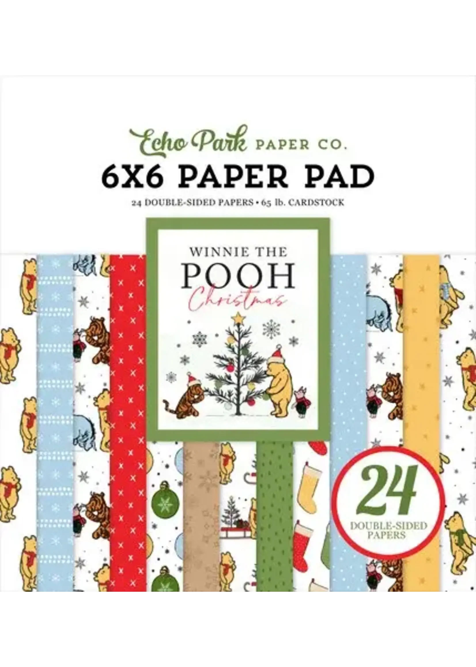 Winnie The Pooh Christmas 6x6 Inch Paper Pad (WPC386023)