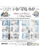 COZY WINTERLAND - een set vloeitjes 20,3x20,3cm - MIX