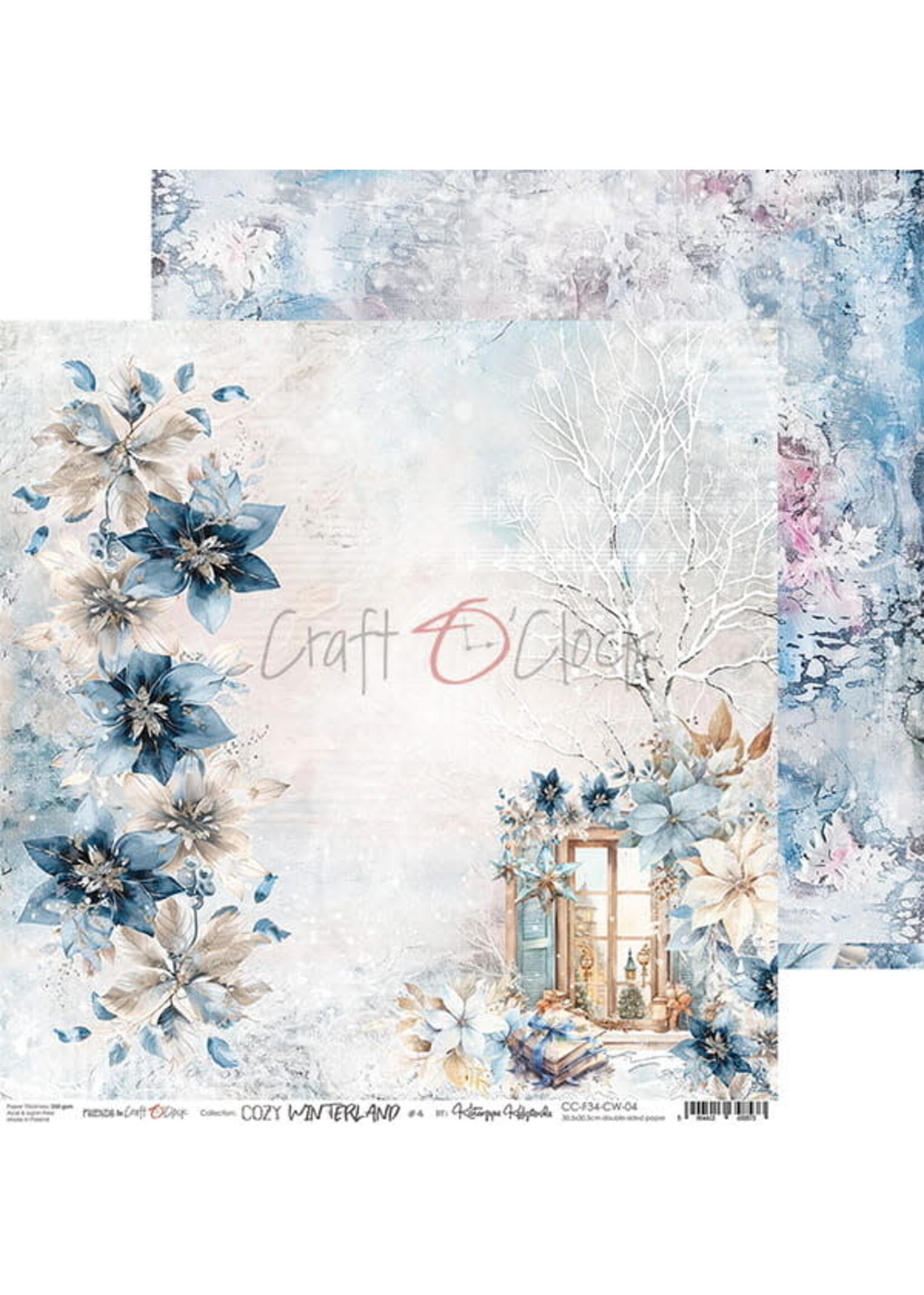 COZY WINTERLAND - een set vloeipapier 30,5x30,5cm