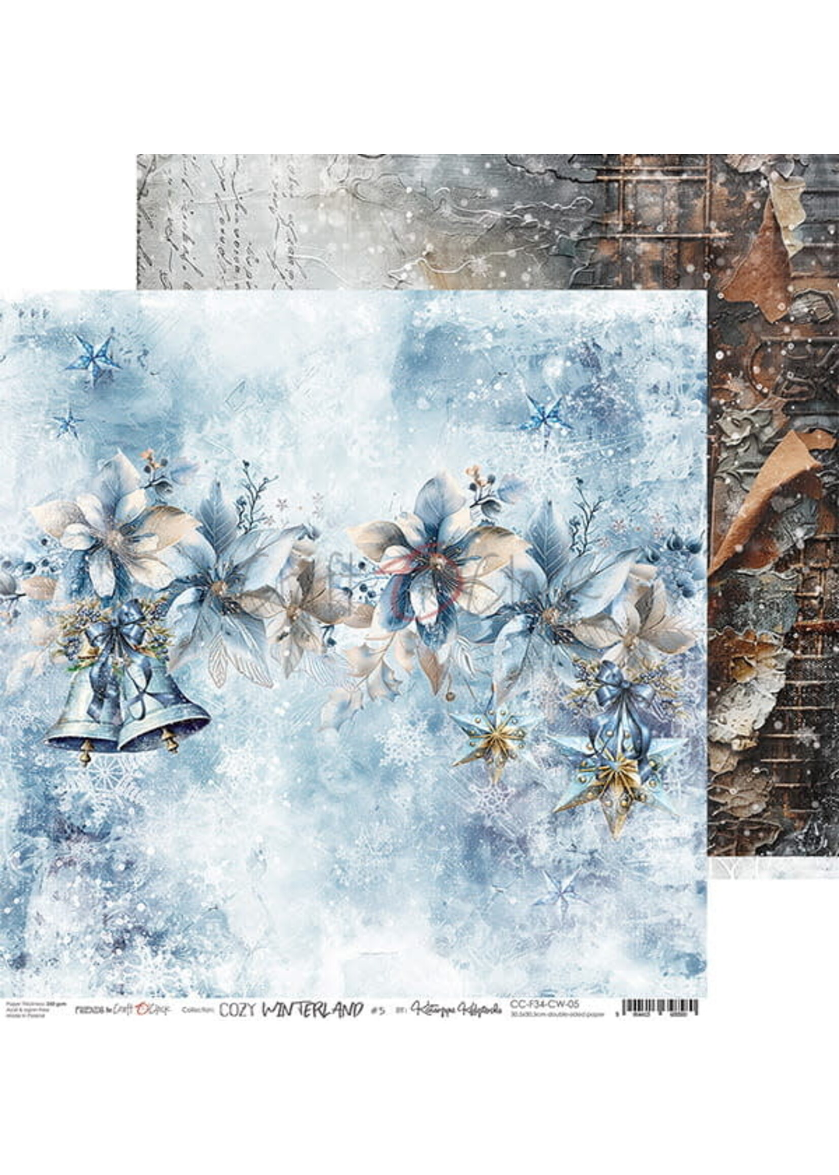 COZY WINTERLAND - een set vloeipapier 30,5x30,5cm