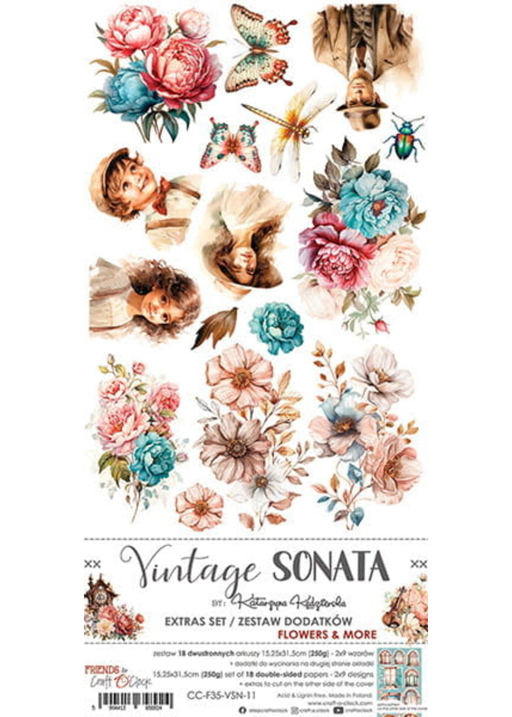VINTAGE SONATE - EXTRA'S set - BLOEMEN