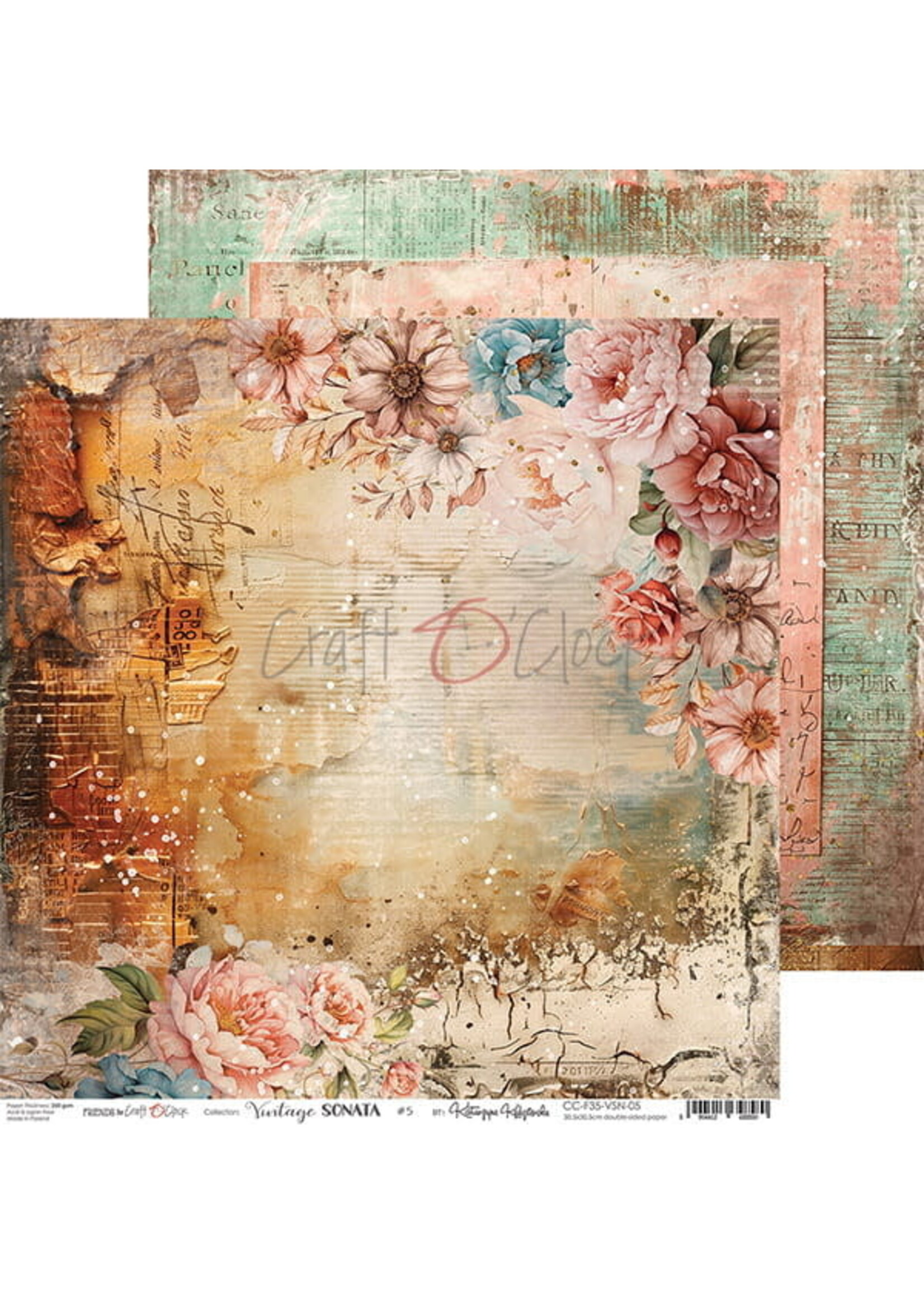 VINTAGE SONATA - een set papieren 30,5x30,5cm