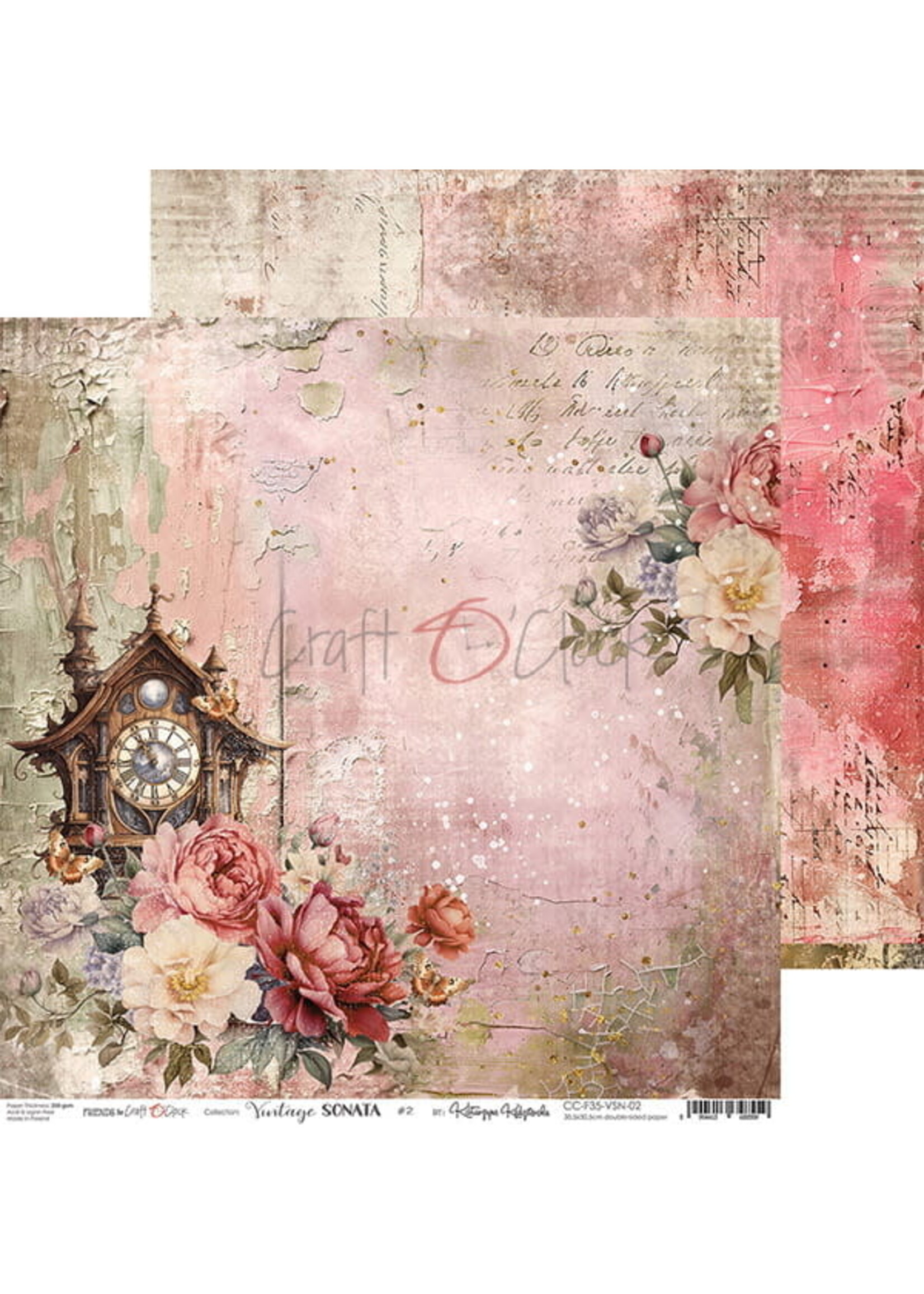 VINTAGE SONATA - een set papieren 30,5x30,5cm