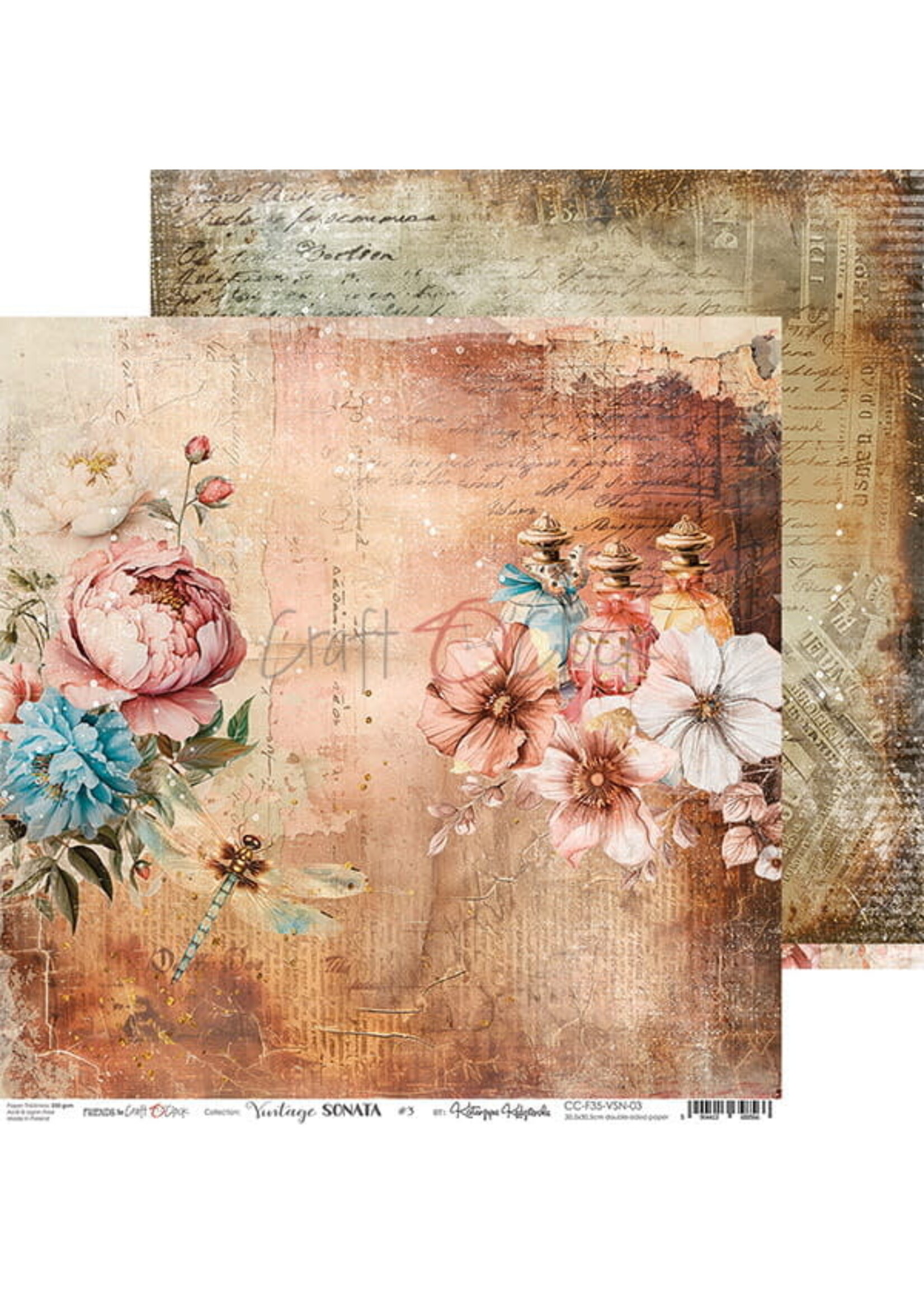 VINTAGE SONATA - een set papieren 30,5x30,5cm