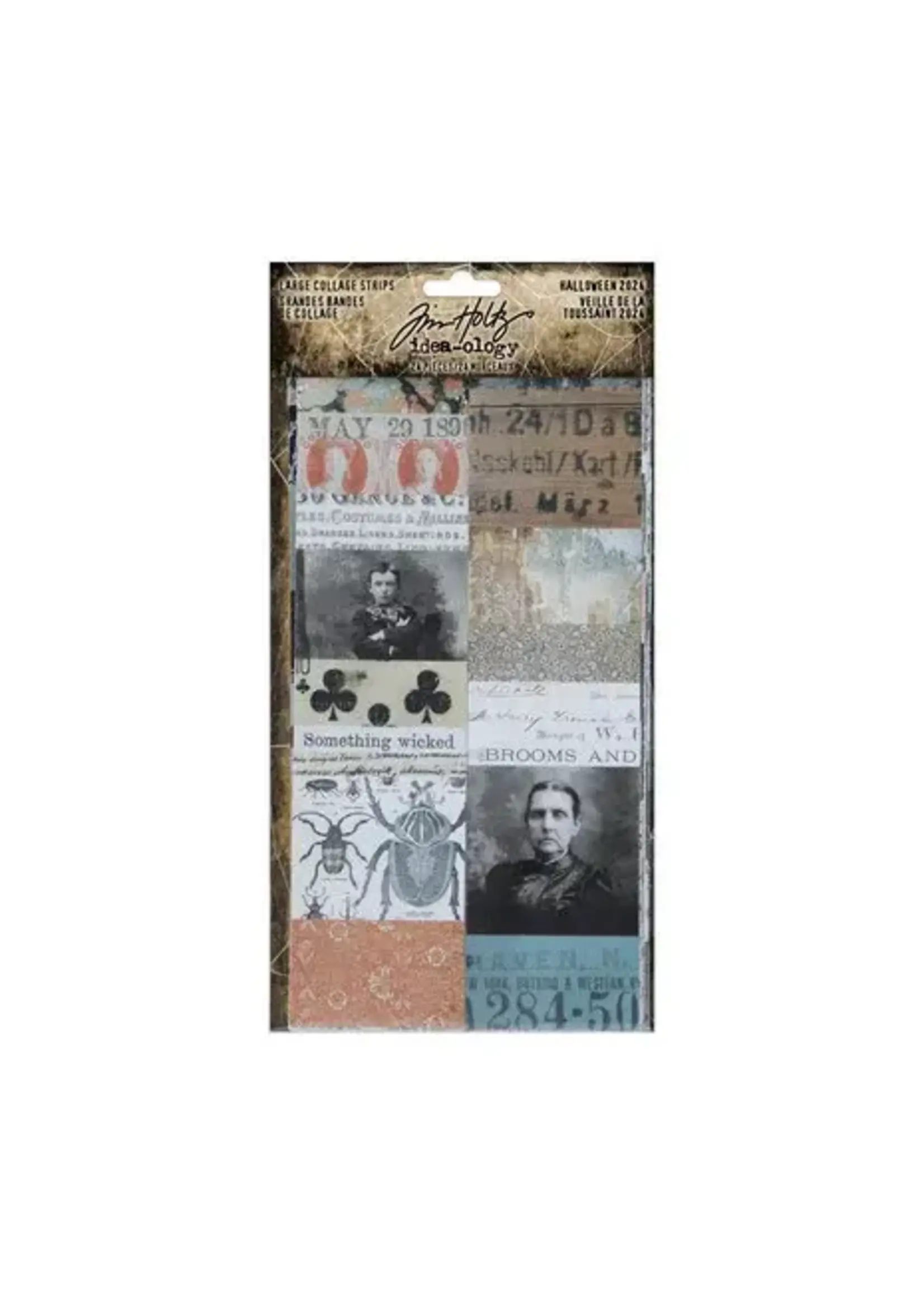 Tim Holtz Halloween Collage Strips Large (TH94394)
