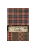 Tim Holtz Halloween Kraft-stock Halloween Sparkle Plaid (TH94398)