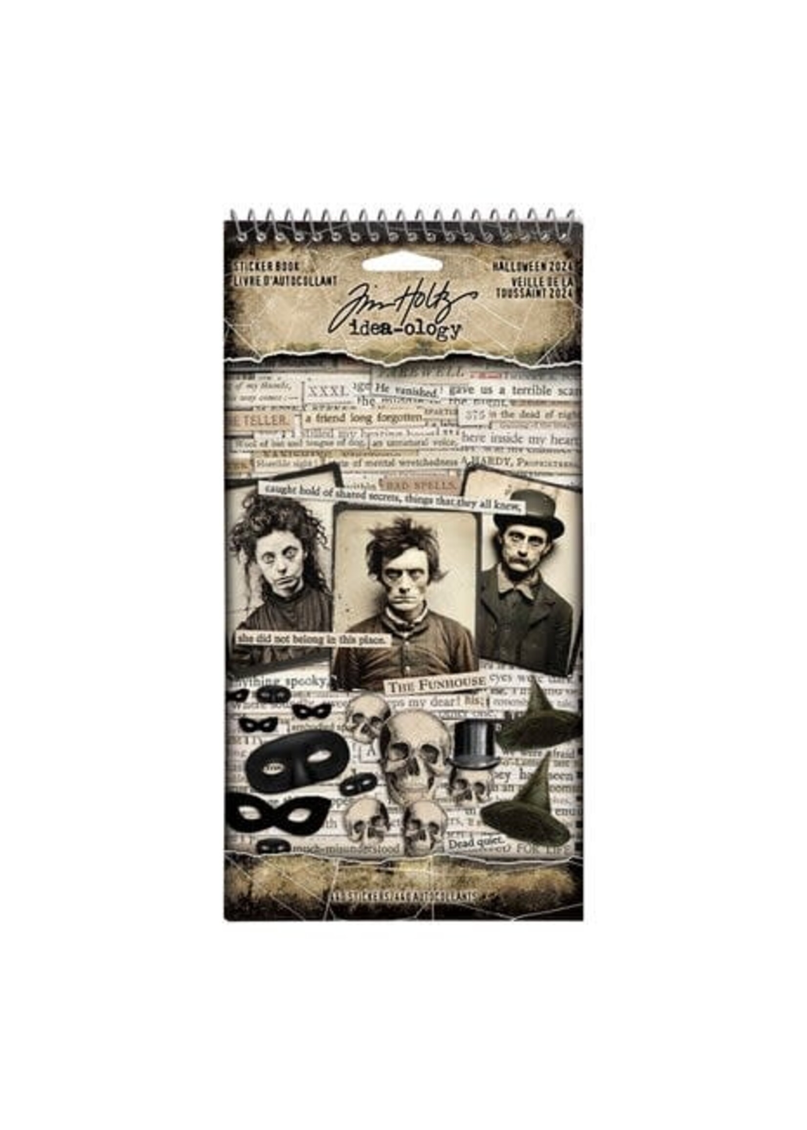 Tim Holtz Halloween Sticker Book (TH94402)