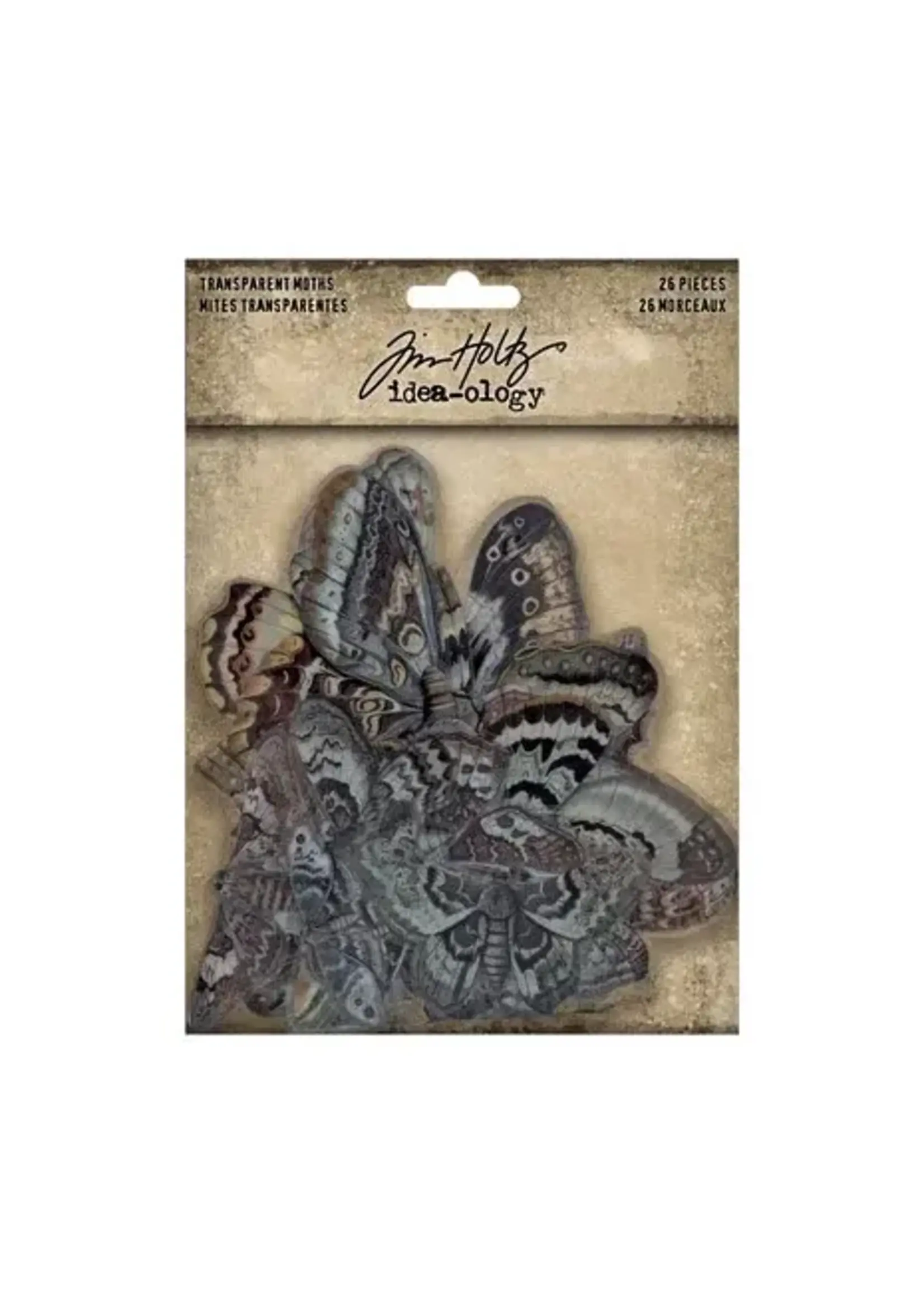 Tim Holtz Halloween Transparencies, Moths (TH94403)