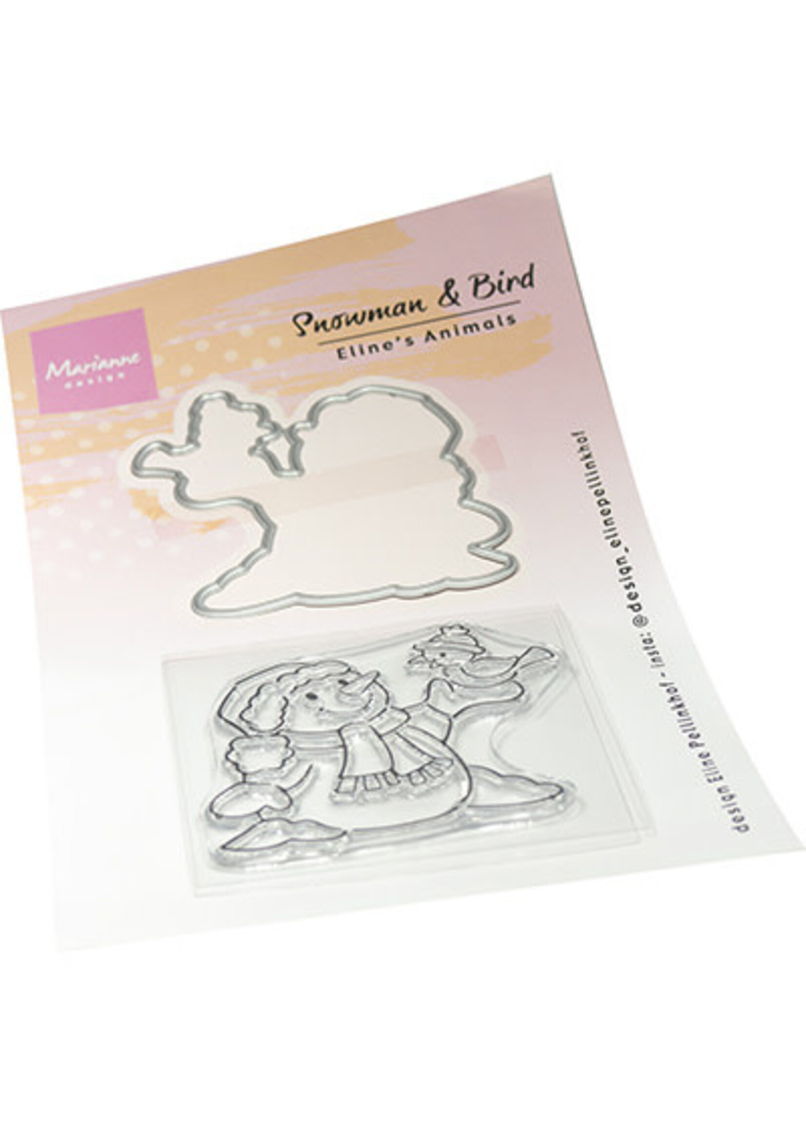 EC0204 - Eline's Animals - Snowman & Bird
