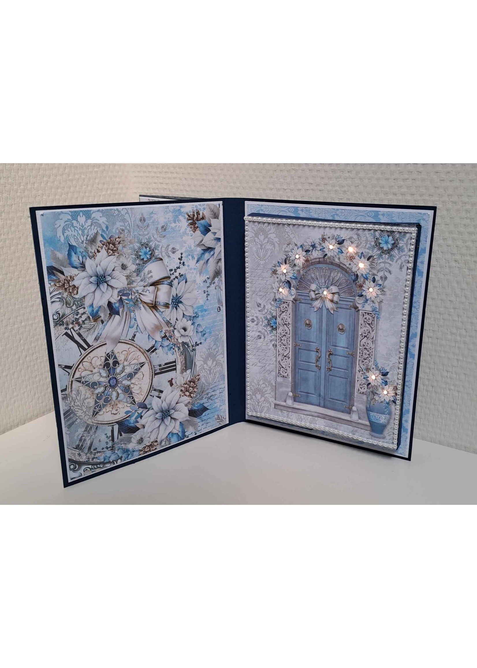 Lichtjeskaart Elegance Blue
