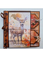 Herfst waterval kaart met labels en schudkaart