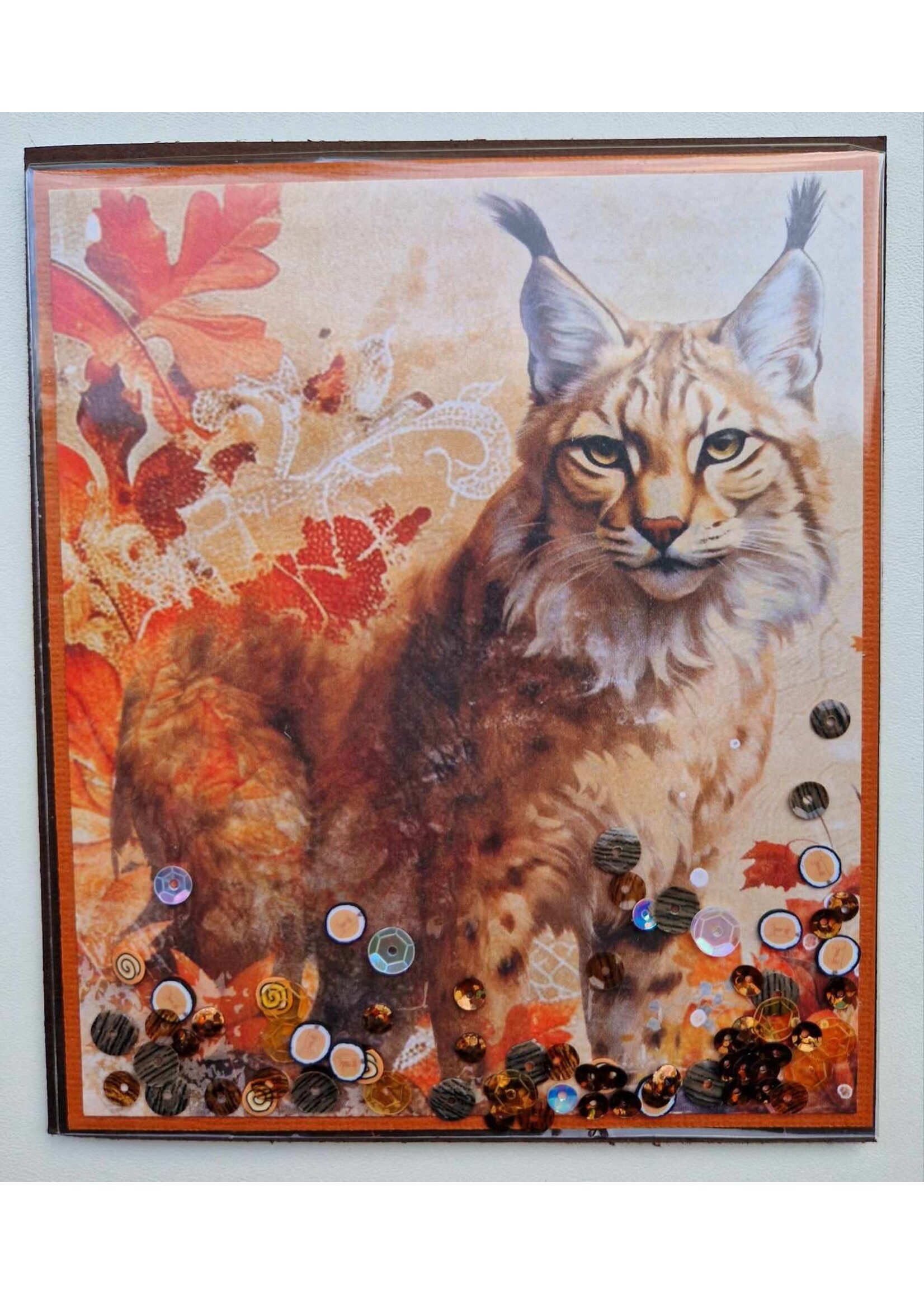 Herfst waterval kaart met labels en schudkaart