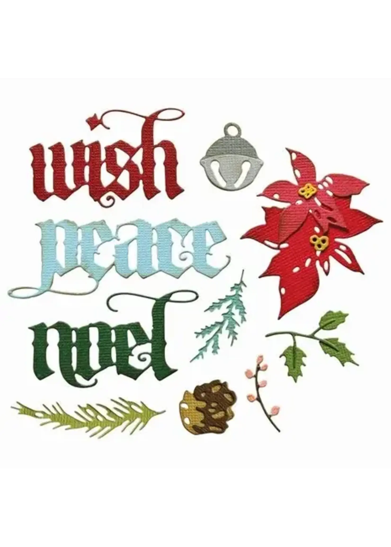 Thinlits Die by Tim Holtz Vault Holiday Classic (12pcs) (666716)