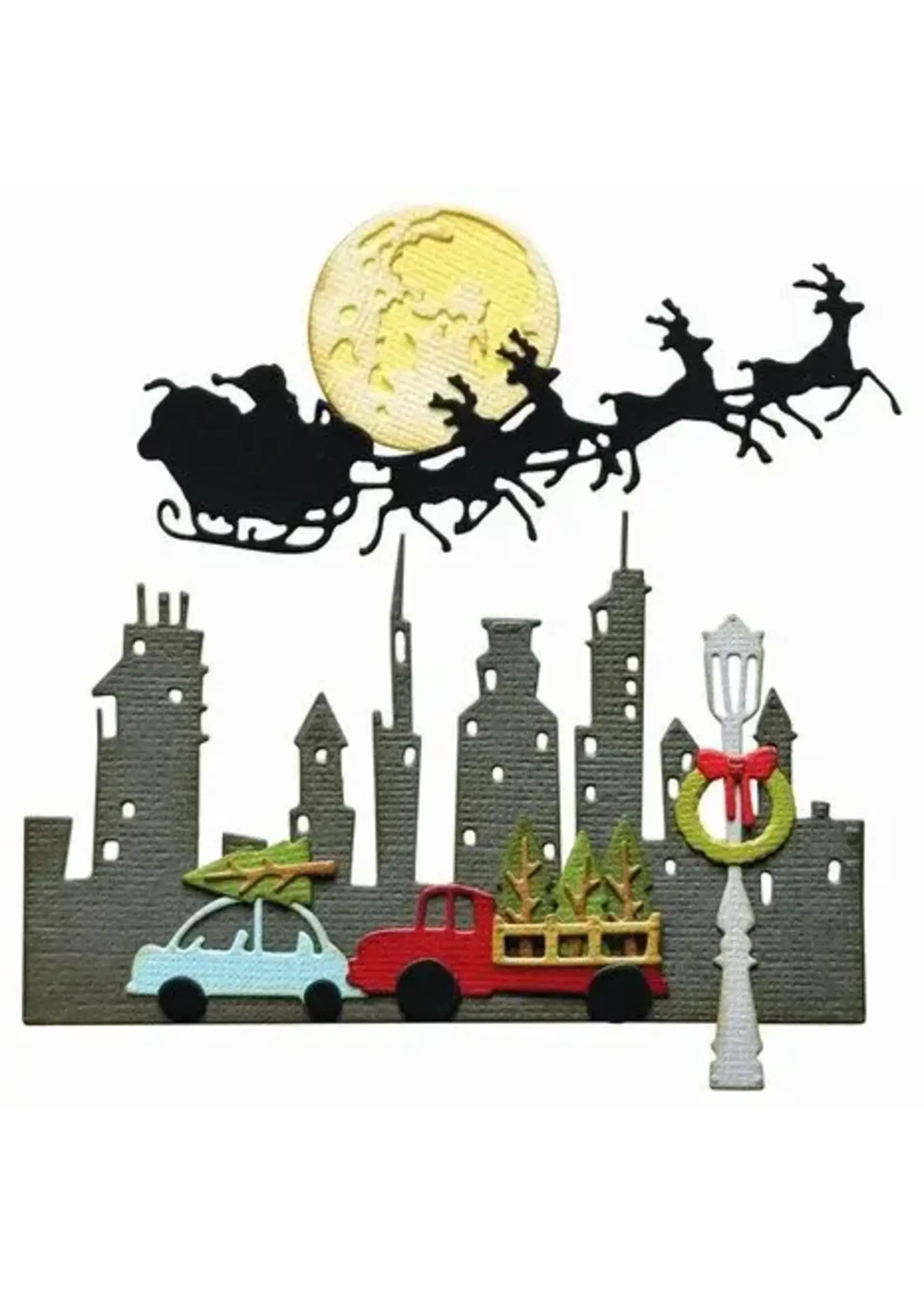 Thinlits Die by Tim Holtz Vault Christmas Magic (12pcs) (666718)