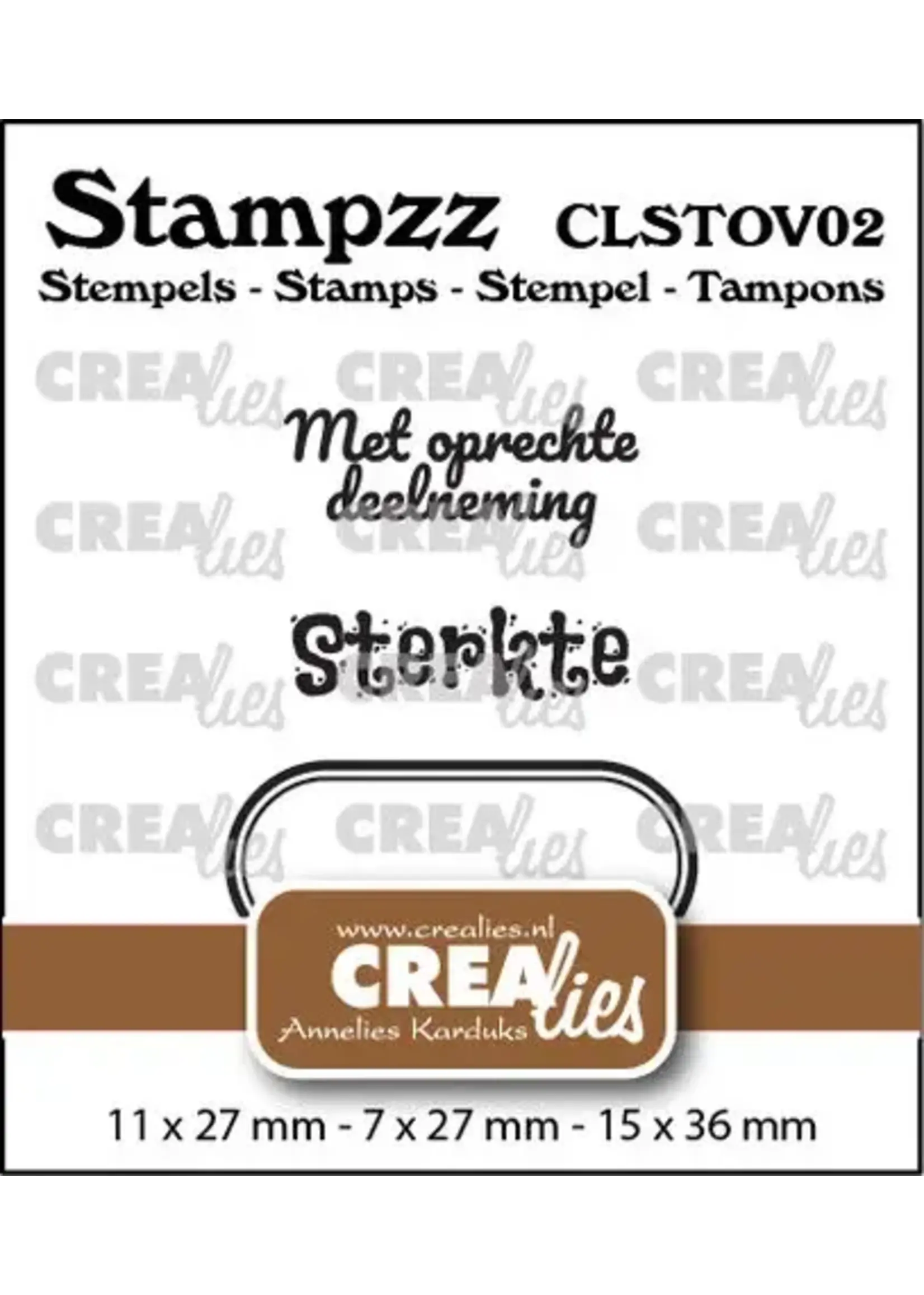 Stampzz Stempel No. 2 Stempelset Overlijden (CLSTOV02)