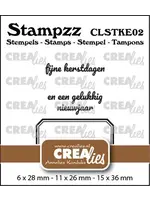 Stampzz Stempel No. 2 Stempelset Kerst (CLSTKE02)