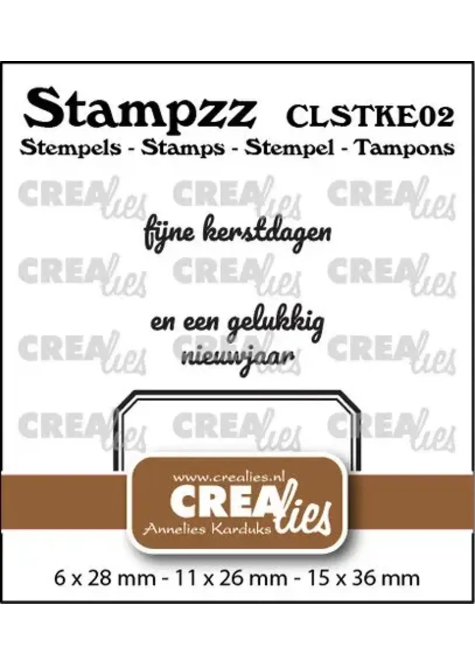 Stampzz Stempel No. 2 Stempelset Kerst (CLSTKE02)