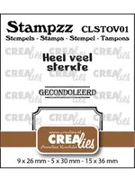 Stampzz Stempel No. 1 Stempelset Overlijden (CLSTOV01