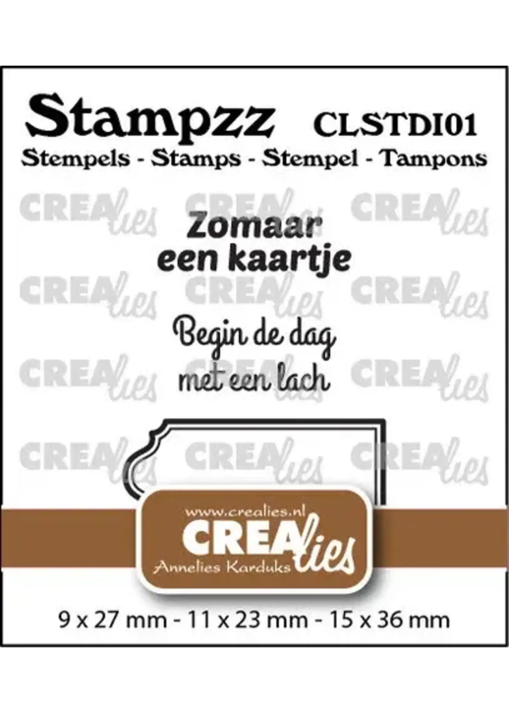 Stampzz Stempel No. 1 Stempelset Divers (CLSTDI01)