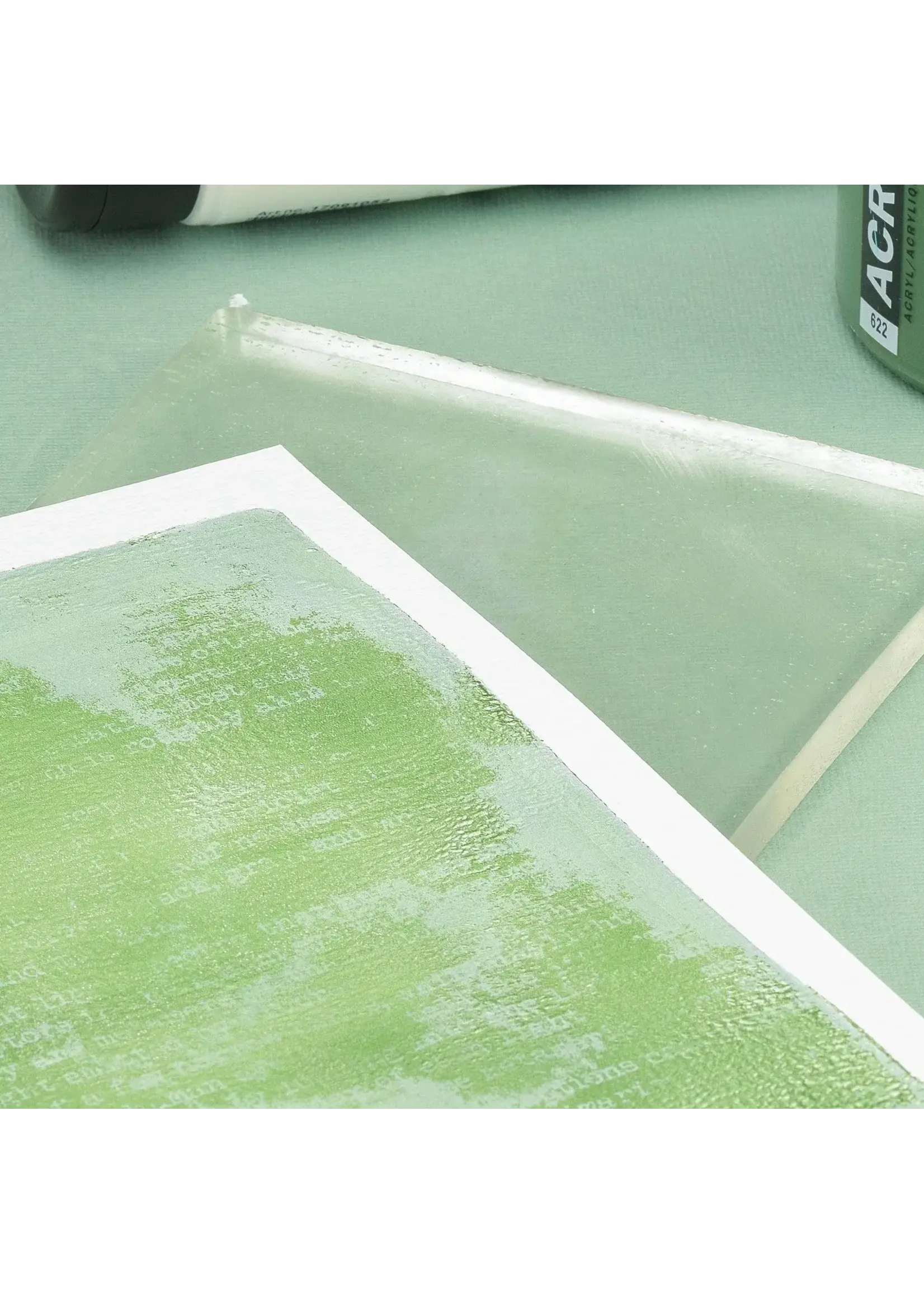 Gel Press • Gel Drukplaat Vierkant 15,24x15,24cm Gel PressGEL10800