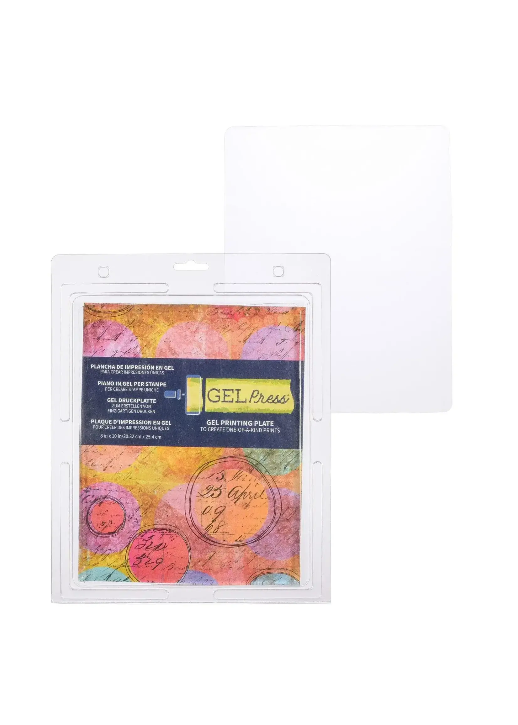 Gel Press • Gel Drukplaat Rechthoek 20,32x25,4cm Gel Press GEL10802