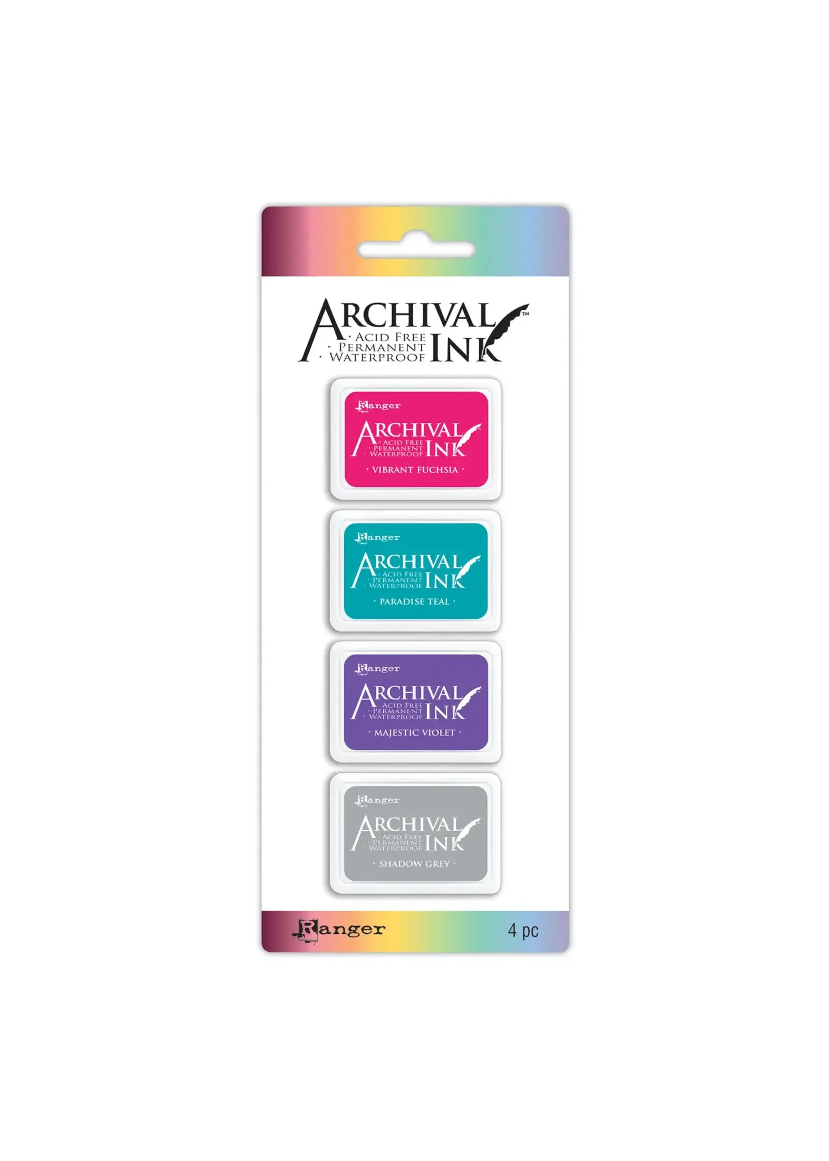 Ranger • Archival mini ink pad Kit 4 Ranger InkAIMK57703
