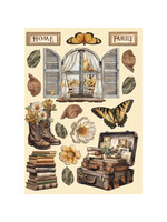 Gekleurd Houten vorm A5 - Golden Harmony accessoires CME-code: KLSP170