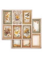 Scrapbooking dubbelzijdig blad - Golden Harmony 6 kaarten CME-code: SBB1024