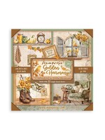 Scrapbooking Pad 22 vellen cm 20,3X20,3 (8"X8") Single Face Golden Harmony CME-code: SBBSXB05