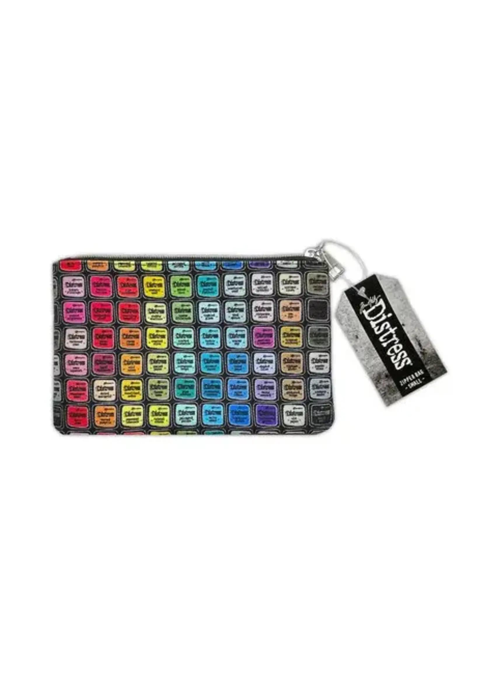 Tim Holtz Distress Zipper Bag - Small (TDA87007) 5x8 inch.