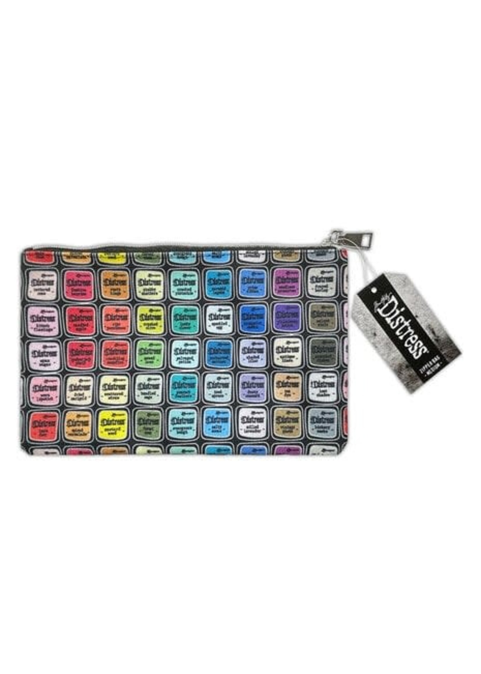 Tim Holtz Distress Zipper Bag - Medium (TDA85836) 6 x 10 inch