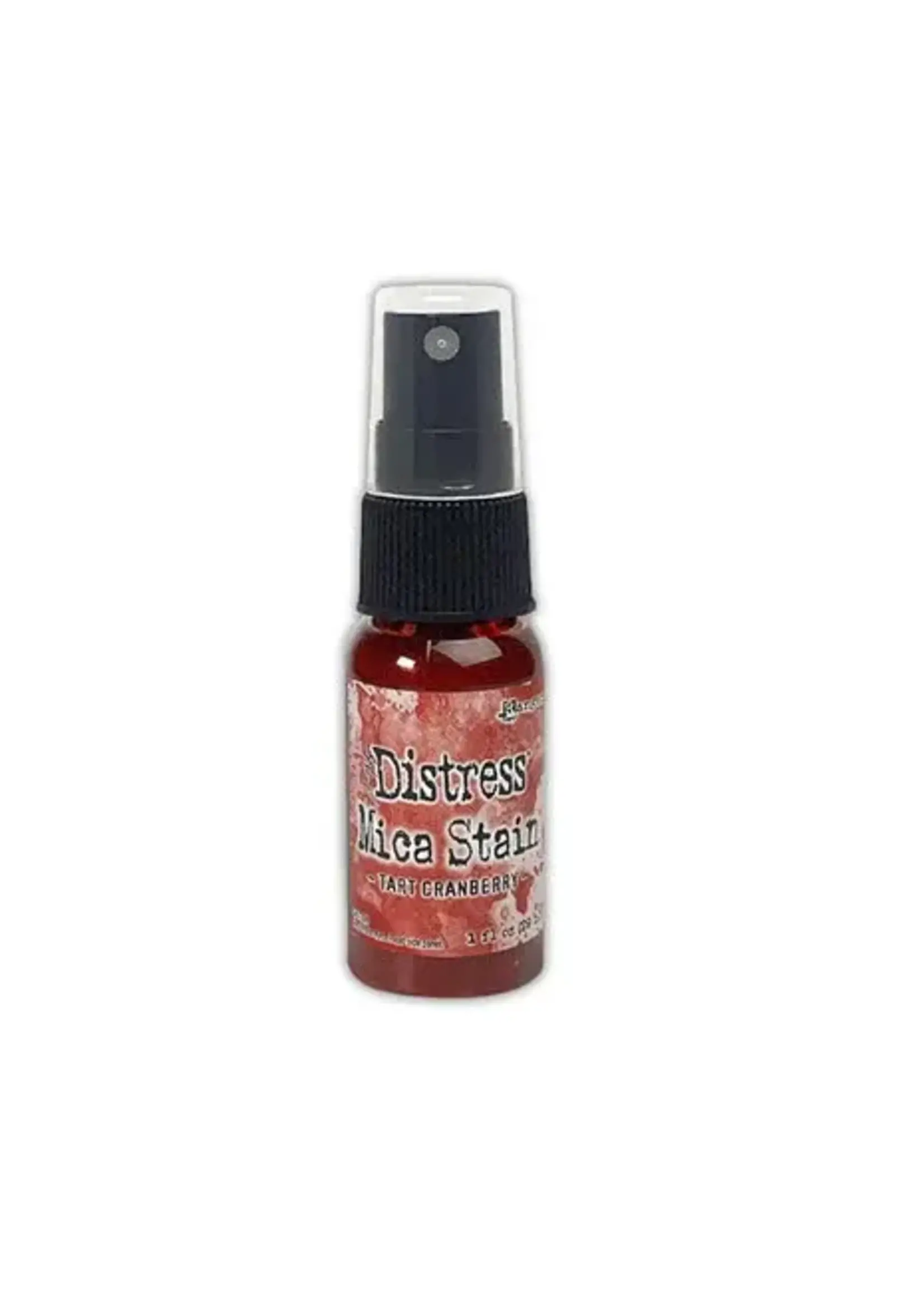 Tim Holtz Distress Mica Stains Holiday Tart Cranberry 1 fl oz (TSH87427)