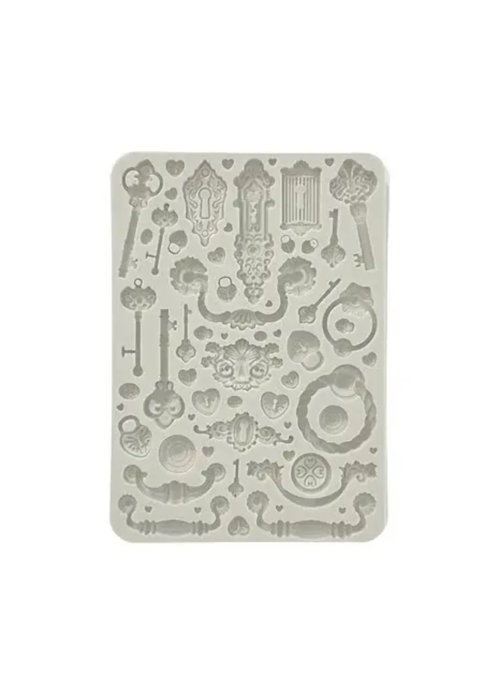 Golden Harmony Silicon Mould A5 Keys Handles and Locks (KACMA537)