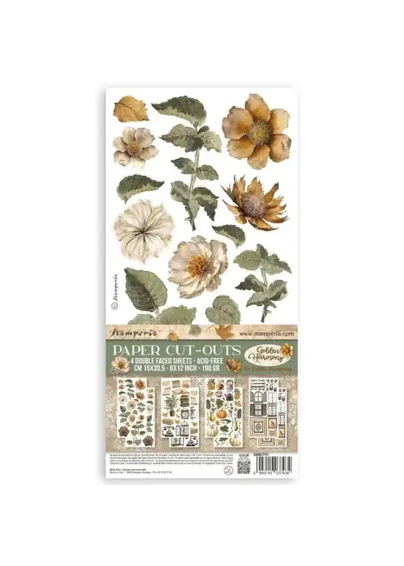 Golden Harmony Paper Cut-outs (SBBCT01)