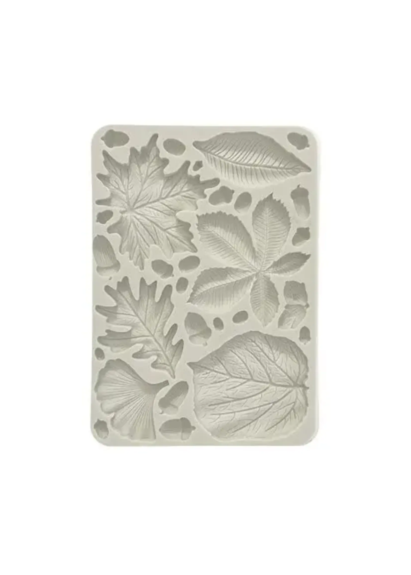 Forest Silicon Mould A5 Leaves and Acorns (KACMA539)