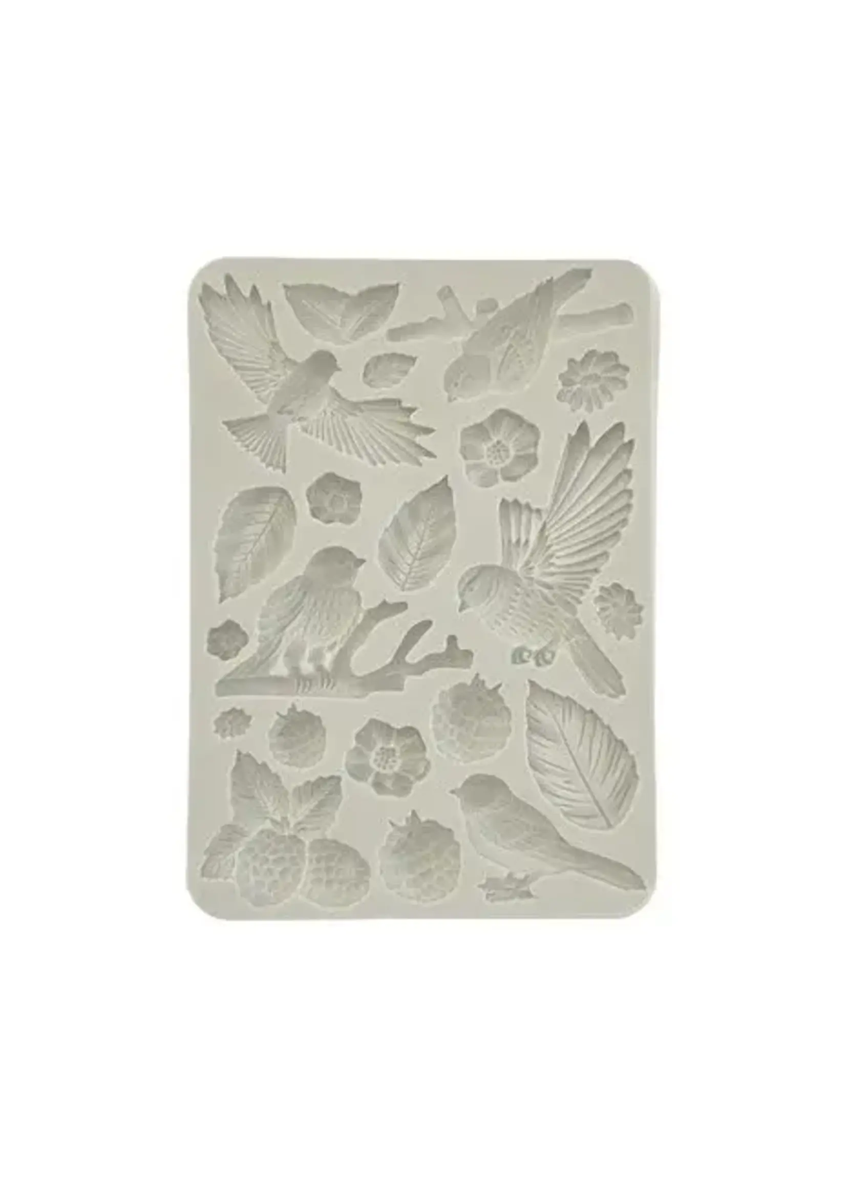 Forest Silicon Mould A5 Birds (KACMA538)